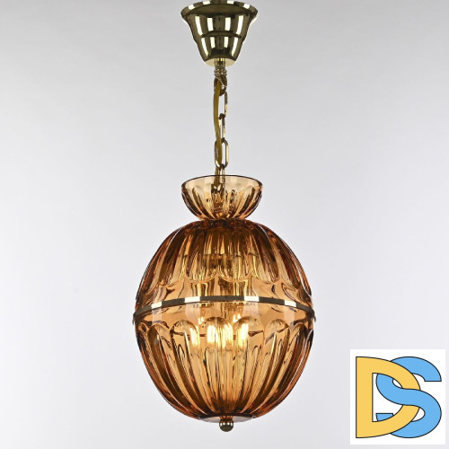 Подвесной светильник Bohemia Ivele Crystal 5480/22 G Amber/M-1H