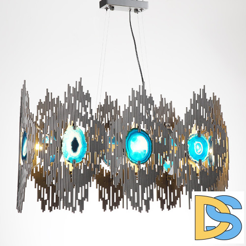 Подвесная люстра Delight Collection Boho 9275P-8A black