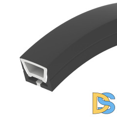 Силиконовый профиль Arlight WPH-FLEX-1616-TOP-S11-5m FULL BLACK 045774