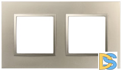 Рамка для розеток и выключателей на 2 поста Эра 14-5012-04 Б0060579