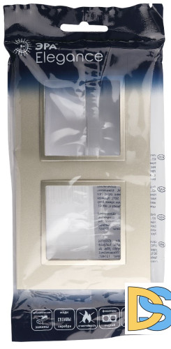 Рамка для розеток и выключателей на 2 поста Эра 14-5012-04 Б0060579