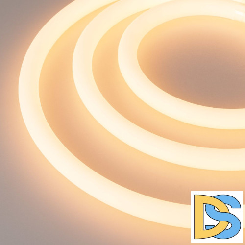 Светодиодная лента герметичная Arlight MOONLIGHT-TOP-A336-D18mm 24V Warm2300 360deg 14.4 W/m, IP65, 2835, 5m, wire x1 038761