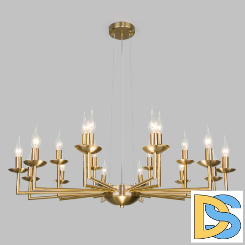 Подвесная люстра Eurosvet Cariso 60150/18 латунь