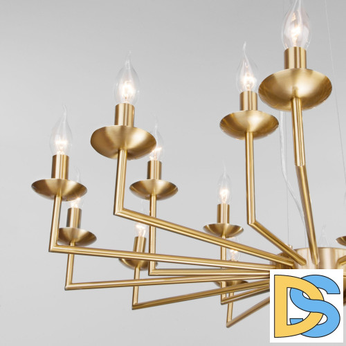 Подвесная люстра Eurosvet Cariso 60150/18 латунь