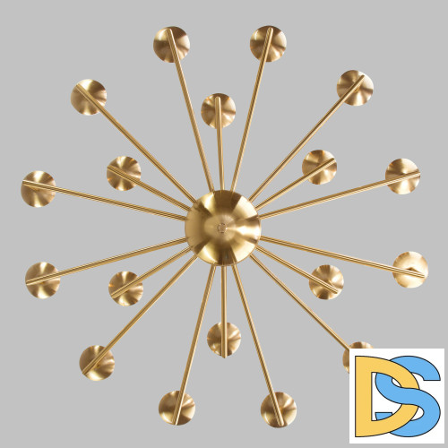 Подвесная люстра Eurosvet Cariso 60150/18 латунь