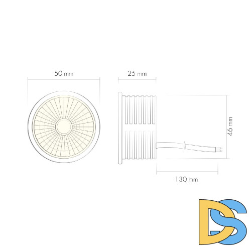Светодиодный модуль Denkirs Slim Led DK3000-8W dim