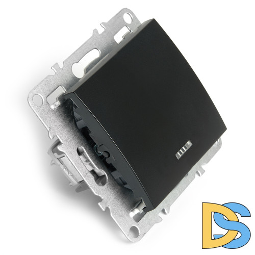 Выключатель 1-клавишный c индикатором Stekker Эрна PSW10-9101-03 49146