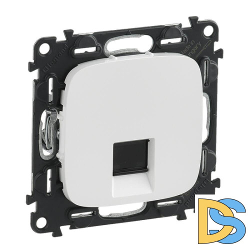 Информационная розетка RJ45 Legrand Valena Allure белая 753740