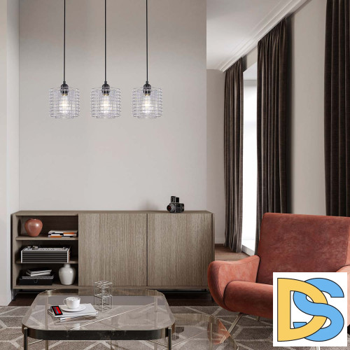 Подвесной светильник Escada Grid 10190/3S Chrome