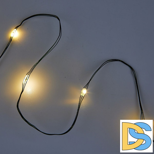 Гирлянда Роса Uniel ULD-S3000-300/DGA WARM WHITE IP20 DEW UL-00012083