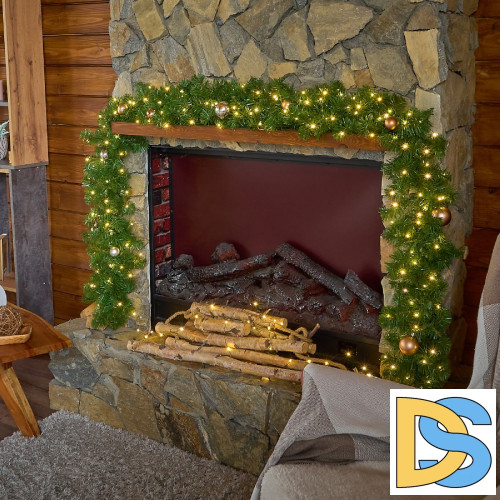 Гирлянда Роса Uniel ULD-S3000-300/DGA WARM WHITE IP20 DEW UL-00012083