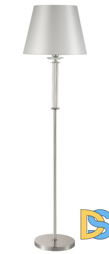 Торшер Crystal Lux Nicolas NICOLAS PT1 NICKEL/WHITE