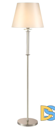 Торшер Crystal Lux Nicolas NICOLAS PT1 NICKEL/WHITE