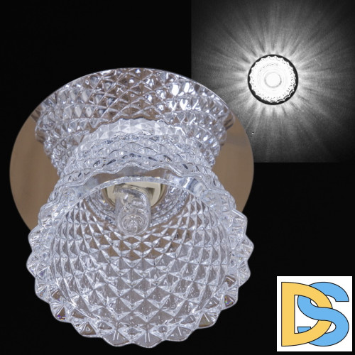 Встраиваемый светильник Reluce 08078-9.0-001H G9 CR