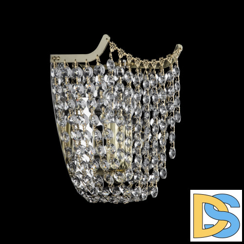 Настенный светильник Bohemia Ivele Crystal 77081B/16 G