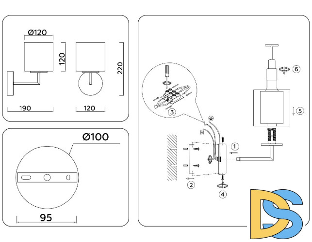 Бра Ambrella Light High Light Heigh Light LH56005