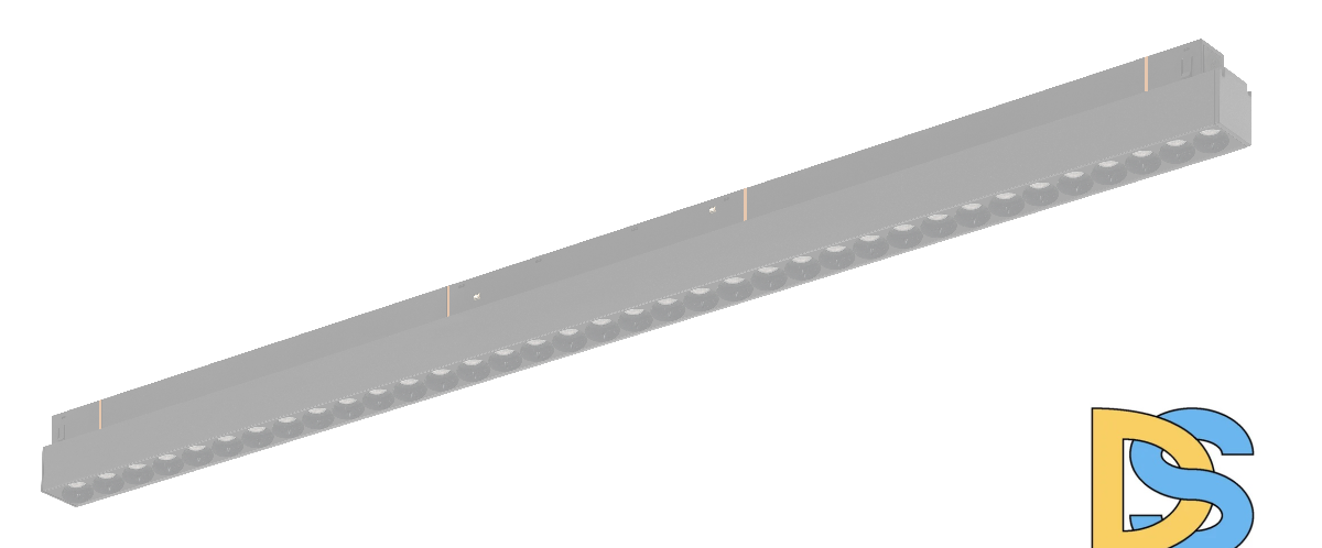 Трековый магнитный светильник iLedex Vision SMART 4822-002-L690-36W-38DG-BK