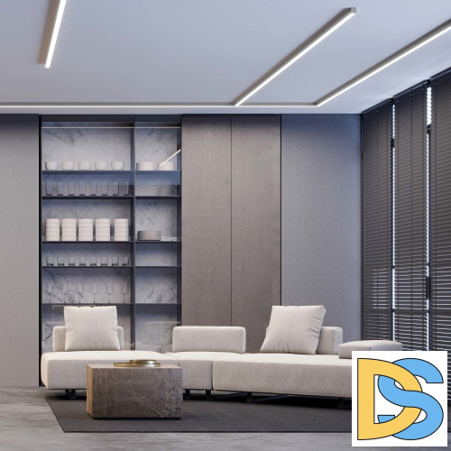 Алюминиевый профиль Arlight SL-LINE-5050-LW-2000 ANOD 038433