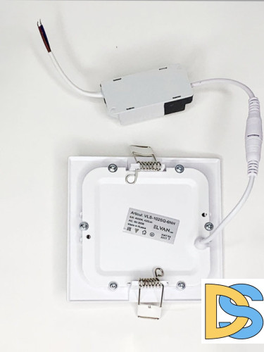 Встраиваемый светильник Elvan VLS-102SQ-6W-WW-Wh