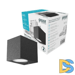 Уличный настенный светильник Gauss Cube GD158