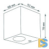 Уличный настенный светильник Gauss Cube GD158