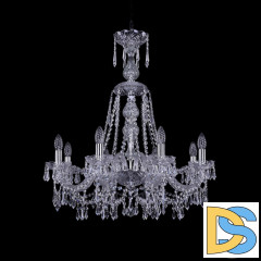 Подвесная люстра Bohemia Ivele Crystal 1403/8/240/XL-75 Ni