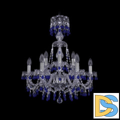 Подвесная люстра Bohemia Ivele Crystal 1410/6+3/195/XL-66 Ni V3001