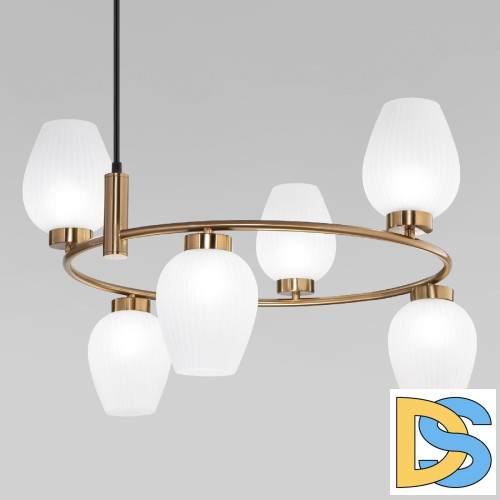 Подвесная люстра Eurosvet Alva 30183/6 латунь a064683