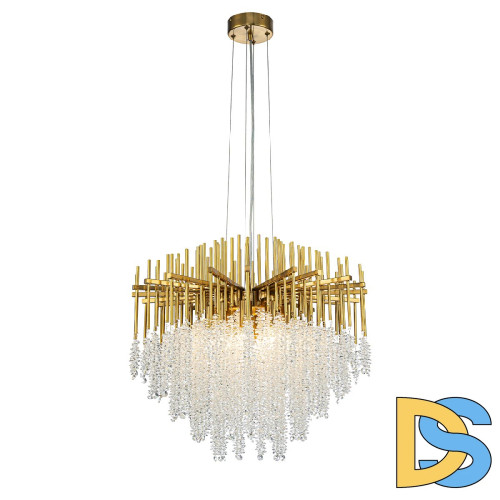 Подвесная люстра Indigo Cappella 12052/10P Gold V000603