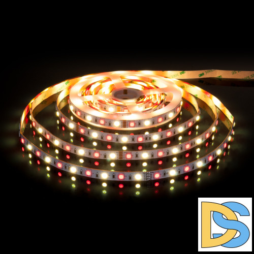Светодиодная лента Elektrostandard 24V 14,4W 60Led 5050+5050 IP20 MIX RGB/дневной белый, 5м 4690389172267