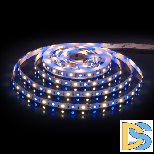 Светодиодная лента Elektrostandard 24V 14,4W 60Led 5050+5050 IP20 MIX RGB/дневной белый, 5м 4690389172267