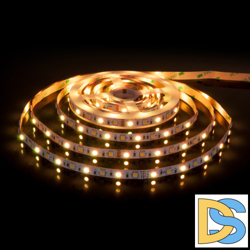 Светодиодная лента Elektrostandard 24V 14,4W 60Led 5050+5050 IP20 MIX RGB/дневной белый, 5м 4690389172267