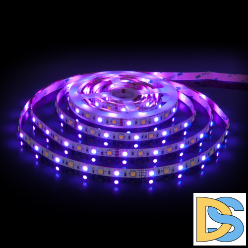 Светодиодная лента Elektrostandard 24V 14,4W 60Led 5050+5050 IP20 MIX RGB/дневной белый, 5м 4690389172267