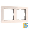 Рамка на 2 поста Werkel Acrylic айвори 4690389186288 W0022743