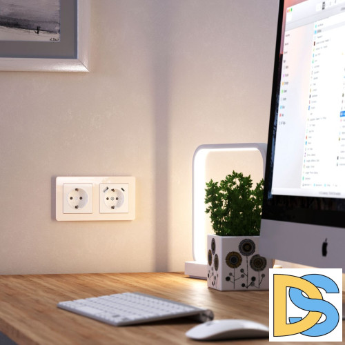 Рамка на 2 поста Werkel Acrylic айвори 4690389186288 W0022743