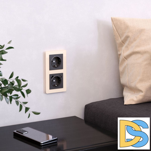 Рамка на 2 поста Werkel Acrylic айвори 4690389186288 W0022743