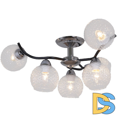 Потолочная люстра Reluce 07624-0.3-06 CR+BK