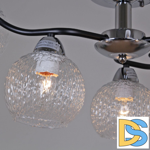 Потолочная люстра Reluce 07624-0.3-06 CR+BK