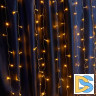 Уличная светодиодная гирлянда Feron Занавес 230V желтый без мерцания CL20 41624