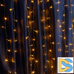 Уличная светодиодная гирлянда Feron Занавес 230V желтый без мерцания CL20 41624