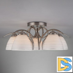 Потолочная люстра Eurosvet Megan 30121/5 сатин-никель