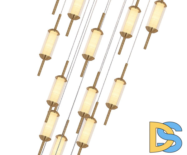 Каскадная люстра Kink Light Акари 07525-15A,36