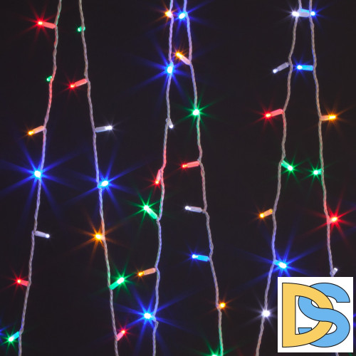 Светодиодная нить Eurosvet 400-102 мульти с эффектом мерцания 20м IP65