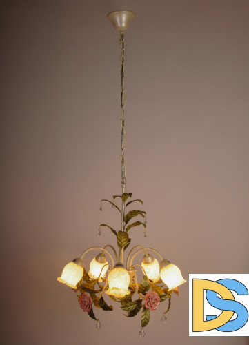 Подвесная люстра Abrasax L.6502-5CREAM