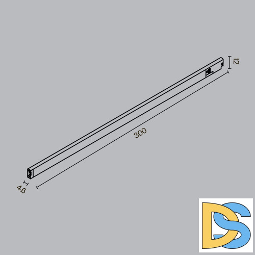 Трековый магнитный светильник Maytoni Basis TR190-1-5W4K-B