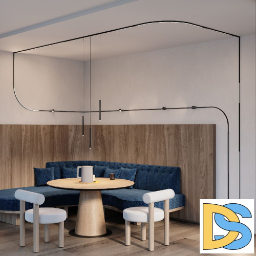 Трековый магнитный светильник Maytoni Basis TR190-1-5W4K-B