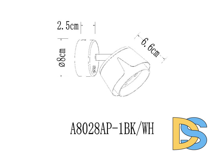 Спот Arte Lamp Amaks A8028AP-1WH