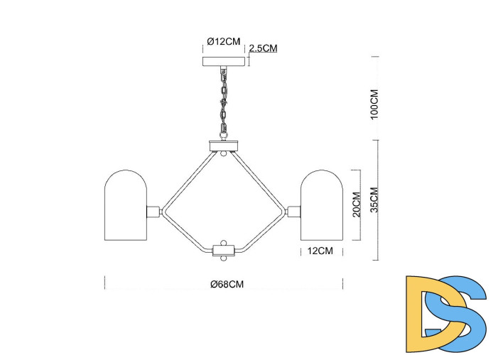 Подвесная люстра Arte Lamp Cassel A5454LM-5PB