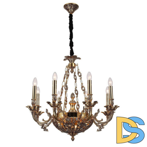 Подвесная люстра Lucia Tucci Firenze 1781.8.2 Antique Gold