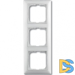 Рамка ABB Basic 55 3-постовая - белая
